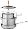 Nádobí PRIMUS CampFire Cookset S.S. Large - šedá (Velikost L)