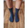 Barefootové ponožky BE LENKA Crew Essentials modrá 3 pack (Velikost 35-38)