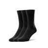 Barefootové ponožky BE LENKA Crew Essentials černá 3 pack (Velikost 35-38)