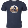 Dětské outdoorové triko PROGRESS Aromatico Biker tm.modrá (Velikost 128/1)