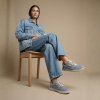 Barefoot tenisky BAREBARICS Zing Denim modrá (Velikost 36)