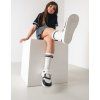 Dětské barefoot tenisky BE LENKA Scoot Junior bílo-černá (Velikost 35)