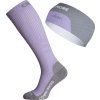 Kompresní podkolenky + čelenka ELEVEN ActivPulse Lilac (Velikost M-L (40-43))