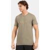 Pánské bavlněné triko KILPI Discover khaki (Velikost 3XL)