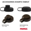 Láhev PRIMUS Kvarts Tritan 0,6L Drink Cap Cliffside Ash - černá (Velikost 0,6L)