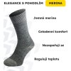 Merino ponožky NORTHMAN Hamar 4-pack šedá (Velikost 42-44)