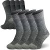 Merino ponožky NORTHMAN Hamar 4-pack šedá (Velikost 42-44)