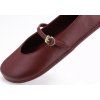 Barefoot baleríny BE LENKA Amalea burgundy (Velikost 36)