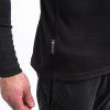Pánská merino mikina SENSOR Merino Extreme Up černá (Velikost XXL, Barva černá)