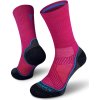 Turistické merino ponožky NORTHMAN Trek Silver Light růžová (Velikost 39-41)