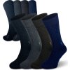 Ponožky NORTHMAN Lucca Mercerized 4-pack modrý mix (Velikost 42-44)