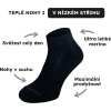 Merino ponožky NORTHMAN Jonas 4-pack černá (Velikost 42-44)