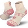 Zimní merino ponožky NORTHMAN Arctic Home 2-pack růžové (Velikost 42-44)
