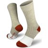 Merino ponožky NORTHMAN Narvik 2-pack béžová (Velikost 42-44)
