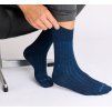 Merino ponožky NORTHMAN Dino 4-pack modrý mix (Velikost 42-44)