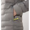 Dámská péřová bunda Haglöfs ROC Flash Down hood dámská - šedá (Velikost XS)