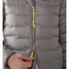 Dámská péřová bunda Haglöfs ROC Flash Down hood dámská - šedá (Velikost XS)