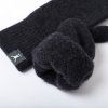 Zimní merino palčáky NORTHMAN Baldur černé (Velikost L/XL)