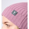 Merino beanie NORTHMAN 2:2 růžová (Barva Růžová)