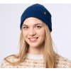 Merino beanie NORTHMAN 2:2 tmavě modrá (Barva Tmavě modrá)