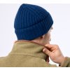 Merino beanie NORTHMAN 2:2 tmavě modrá (Barva Tmavě modrá)