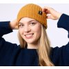 Merino beanie NORTHMAN 2:2 žlutá (Barva Žlutá)
