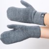 Zimní merino palčáky Baldur světle šedé (Velikost L/XL)