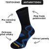 Turistické merino ponožky NORTHMAN Svarog modré (Velikost 42-44)
