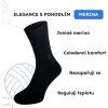 Merino ponožky NORTHMAN Gunnar 5+2 černé (Velikost 42-44)