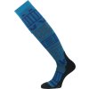 Unisex merino lyžařské podkolenky LASTING SLA modrá (Velikost L)