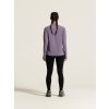 Dámské běžecké triko CRAFT SubZ Zip Jersey - fialová (Velikost XS)