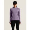 Dámské běžecké triko CRAFT SubZ Zip Jersey - fialová (Velikost XS)