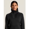 Dámská outdoorová mikina CRAFT Explore Power Fleece Half Zip - černá (Velikost XS)