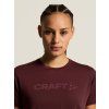 Dámské sportovní triko CRAFT Essence Logo 2 - červená (Velikost XS)