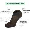 Letní merino ponožky NORTHMAN Gobi 4-pack hnědý mix (Velikost 42-44)
