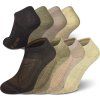 Letní merino ponožky NORTHMAN Gobi 4-pack hnědý mix (Velikost 42-44)