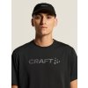 Pánské funkční triko CRAFT Essence Logo 2 pánské - černá (Velikost XS)