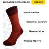 Ponožky merino NORTHMAN Hamar 4-pack vínová (Velikost 42-44)