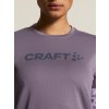 Dámské sportovní triko CRAFT Essence Logo 2 - fialová (Velikost XS)