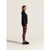 Dámské běžecké triko CRAFT SubZ Zip Jersey - černá (Velikost XS)