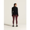 Dámské běžecké triko CRAFT SubZ Zip Jersey - černá (Velikost XS)