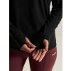 Dámské běžecké triko CRAFT SubZ Zip Jersey - černá (Velikost XS)
