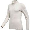 Dámský microfleece pulover KLIMATEX Rhea bílá (Velikost M)