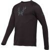 Pánské merino blend triko s dlouhým rukávem KLIMATEX Fafnir černá (Velikost XL)