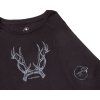 Pánské merino blend triko s dlouhým rukávem KLIMATEX Fafnir černá (Velikost XL)