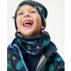 Dětský nákrčník UNUO z fleecu Basic, Navy, Dino (Velikost Dětská)
