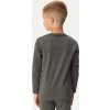 Dětské termo triko UNUO s dlouhým rukávem Comfort, Khaki (Velikost 86/92, Věk 18-24 měsíců)