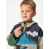 Dětská softshellová bunda UNUO s fleecem Basic, Černá, Sopka (Velikost 98/104, Věk 2-4 roky)