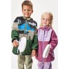 Dětská softshellová bunda UNUO s fleecem Basic, Černá, Sopka (Velikost 98/104, Věk 2-4 roky)