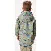 Dětská softshellová bunda UNUO s fleecem Basic, Khaki, Dino (Velikost 86/92, Věk 18-24 měsíců)